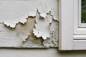 peeling paint